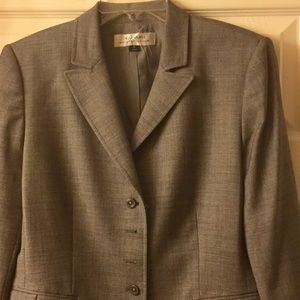 2 pc Skirt Suit Grey